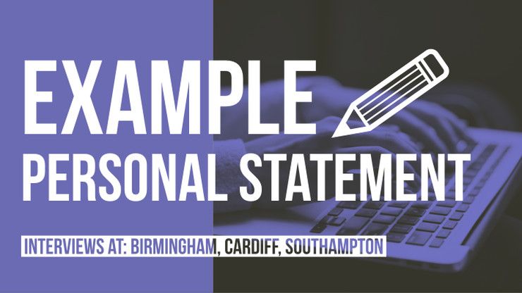 university of southampton personal statement